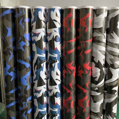 China Scratch Resistant Sinovinyl Customized Camouflage Wrapping Material Vehicle Camouflage Vinyl Vehicle Wrap Film Car Roll Vinyl Wrap for sale