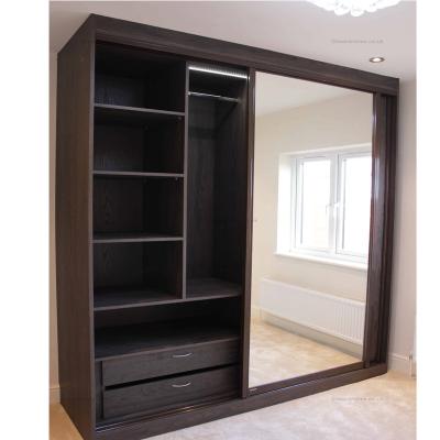 China Large Modern Design Customized Expandable Wardrobe Luxury Wood Material Walk In Closet for sale