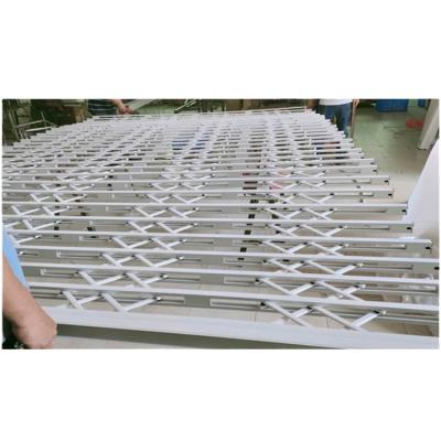 China Aluminum Folding Grill Retractable Door Screen Supplier Security Burglar Proof Windows and Doors for sale