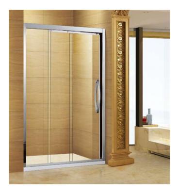 China Soundproof; Safety Bathrooms Designs Luxury Shower Enclosure Glass Door Sliding Bathroom Shower Room Price for sale