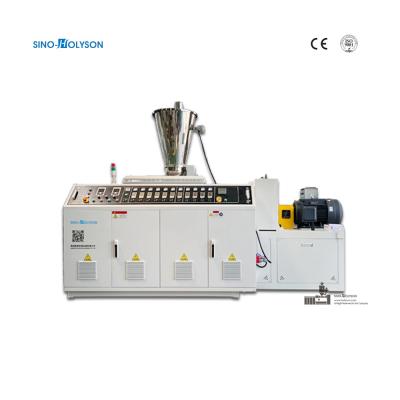 China 65 mm Twin Screw PVC regengat maken machine met counter rotating Te koop