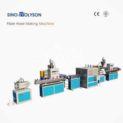 China Single Screw 65mm HSJ-65 PVC Fiber Hose Making Machine / PVC Garden Hose Making Machine for sale