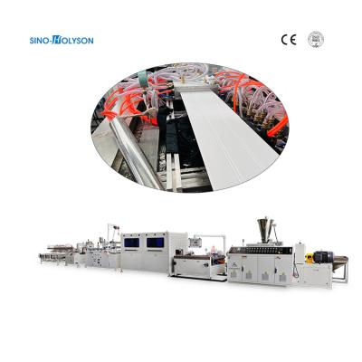 China 380v 415v 5~8m/min Higher Speed PVC Wall Panel Making Machine Output 250kg/hr for sale