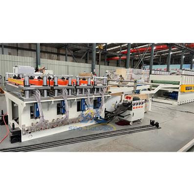 China Sino holyson Plastic Sheet WPC PVC Foam Board Making Machine / PVC Furniture Board Production Line for sale