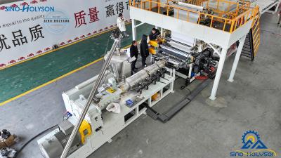 China Sino-Holyson Automatic SPC Floor Manufacturing Equipment / SPC Floor Sheet Making Machine for sale