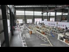 Manufacturing Plant WPC Door Profile Extrusion Line 22-25m * 2.5m * 2.5m at Competitive