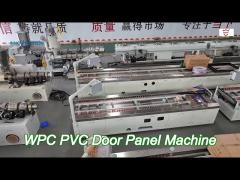 durable pvc door and door frame making machine powered by counter-rotating conical twin screws