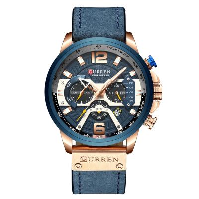 China Fashion Automatic Men's Quartz Watch Luxury Casual Watch Six-hand Date Quartz Waterproof Sports Watch for sale