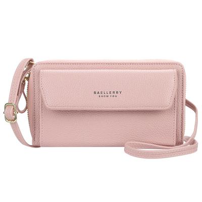 China No Baellerry ZX-N0106 Horizontal Large Capacity Women's Wallet Zipper Korean One-shoulder Diagonal Bag for sale