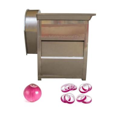 China Snack Factory Onion Rings Slicing Machine / Vegetable Ginger Garlic Slicing Machine for sale