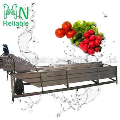 China Length and width all can be cusomized industrial fruit and vegetable water bubble washing machine for sale for sale