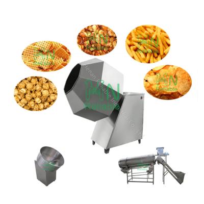 China Rotating adjustable speed snack seasoning machine/mixer seasoning machine/nut seasoning machine for sale