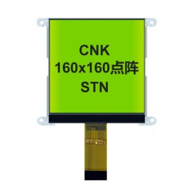 China CNK OEM/ODM Pantalla Positive LCD Display 160x160 FSNT Transflective Display LCD Module. 62.3(W)x62.4(H)mm for sale