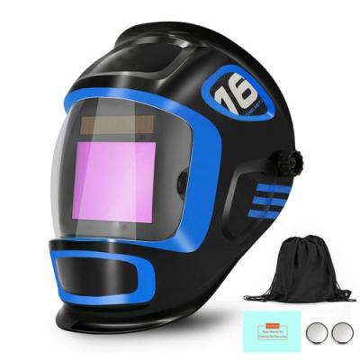 China Black Flexible Auto Darkening Welding Helmet Infrared Harbor Freight Use for sale