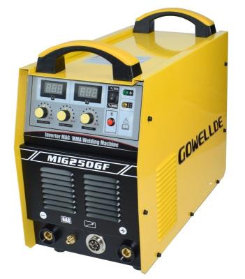 China 250A Three Phase Welder MIG250GF AC 380V Wire Feed Welder MIG for sale