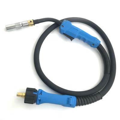 China Gas Cooled Flexible Mig Welding Torch OTC 500A 5m Torch Spare Parts for sale