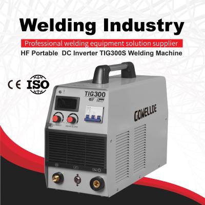 China Lightweight TIG300GAS IGBT Stick TIG MMA Welder For Soldering Working for sale