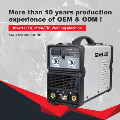 China TIG Welding Machine MMA Welder 200A High Frequency Welding Machine For Soldering Working for sale