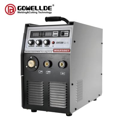 China Van de het Lassenmachine gelijkstroom van Gowellde380v 3ph IGBT mig van het de Omschakelaarsmig250gy Lassen van het de Draadhuishouden mig Mag Welding Machine Te koop