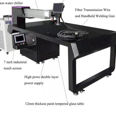 Chine Machine à double fonction de soudure laser de dessus de table tenu dans la main avec le dessus de table à vendre