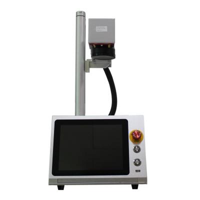 China 10W 20W 30W Air Cooled Portable Fiber Laser Marking Machine for sale