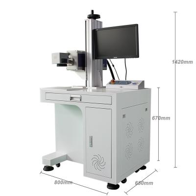 China Air Cooled Affordable No Consumables Clearly Marked Desktop CO2 Marking Laser Marking Machine Wood for sale