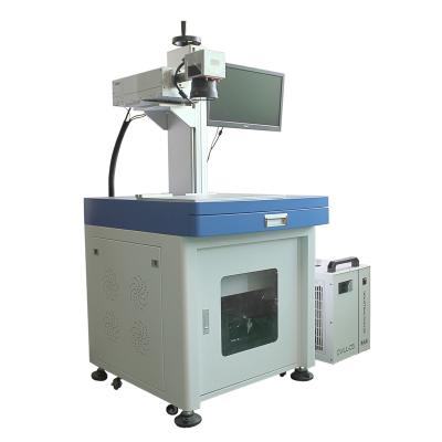 China Water Cooled Direct PVC Acrylic Plastic Desktop Factory 3W 5W UV Laser Marking Machine for sale