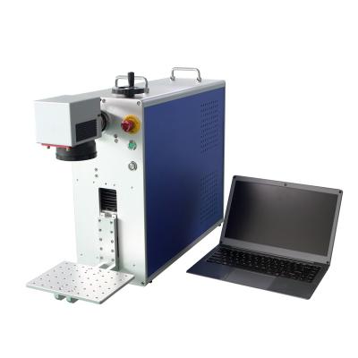 China New Arrival Portable 3D Laser Marking Machine For Aluminum Metal Raycus Fiber Laser Marker for sale