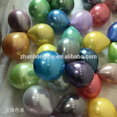 China good quality 3.2gram metallic color latex balloon for sale