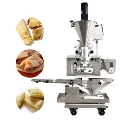 China Factory direct sales safety electric full automatic two hopper tamales encrusting machine for sale