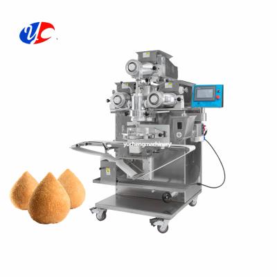 China 2021 high capacity Yucheng machinery easy operation automatic conxinha encrusting forming making machine for sale