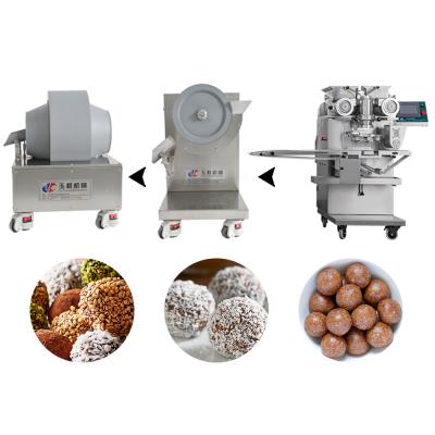 China Full Automatic Security Wholesale Safety High Level 1.5kw Energy Date Ball Encrusting Making Machine for sale