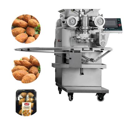 China Safety China Supplier OEM Multifunction Two Kibbeh Hopper Filling Forming Small Automatic Kubba Machine for sale