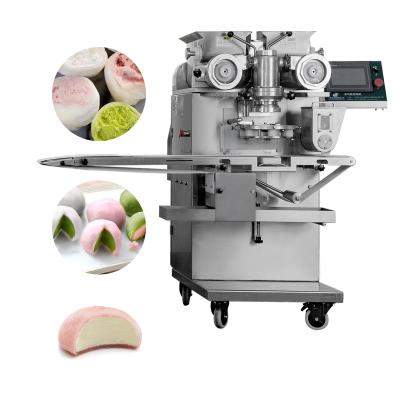 China food & Automatic Beverage Factory Cheap 304 Stainless Steel Paste Filler Mochi Ice Cream Encrusting Machine for sale