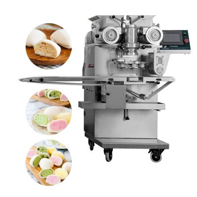 China food & Beverage Factory Delivery Time 304 Mochi Fast Silver Automatic Filling Stainless Steel Ice Cream Encrusting Machine for sale