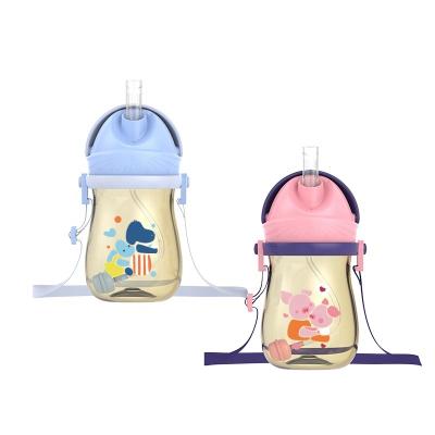 China Baby Water Cup Bottle Baby Training Cup 240ML Baby Drinking Kettle BPA Defensive Stance Food Grade PPSU Material for sale