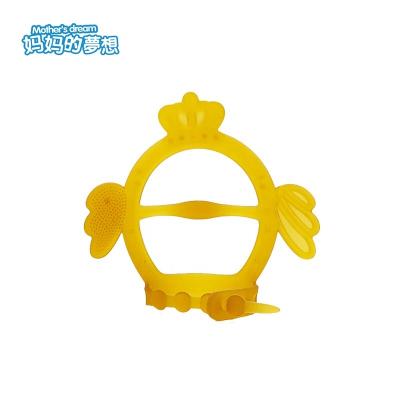 China 100% OEM Service Silica Gel Nano Silicone Safety Material Baby Teether With PP Box for sale