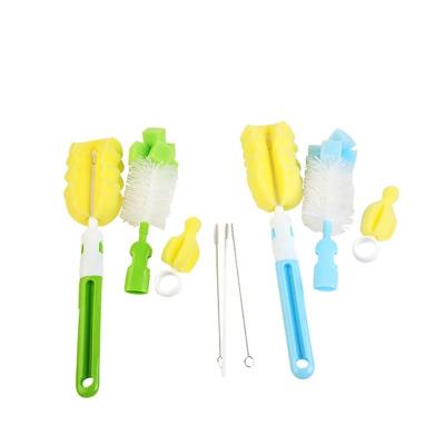 China Viable China Manufacturer OEM Services High Density And High Hardness Cleaning Brush 6pcs Set Household Brush Tools Bottle Brush for sale