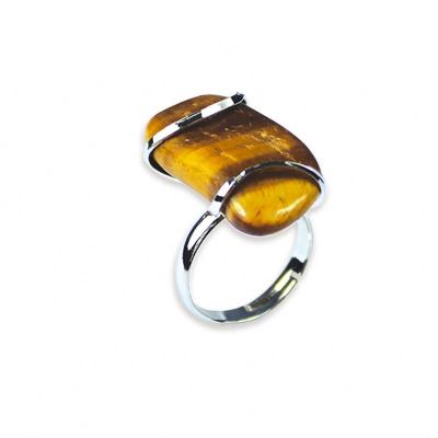 China Tiger Eye Stone Agate Rings FASHION Ring Natural Finger Gold for sale