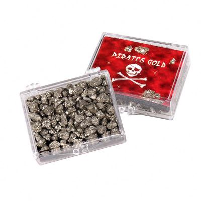 China China Pyrite Fool's Gold Crystal Mineral Specimen Collections With Arcrylic Box for sale