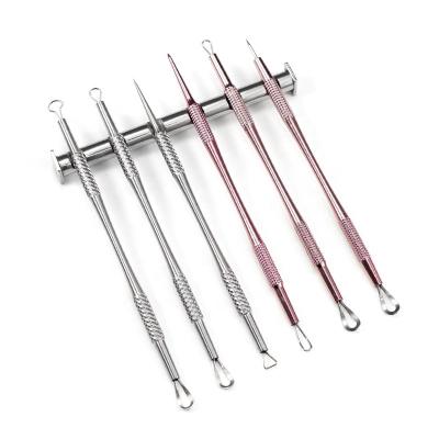 China Eco-friendly Acne High Quality Micro Facial Needle Blackhead Removal Needle Stainless Steel Facial Blackhead Extractor for sale