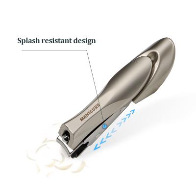 China Factory Daily Direct Supply Nail Care Stainless No Splatter Nail Clippers Cutter Tools Finger Beauty Nail Clippers With Cather for sale