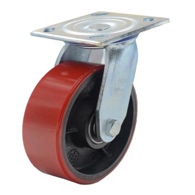 China Heavy Duty (Industrial) Trolley Caster Iron Core For Wheelbarrow Te koop