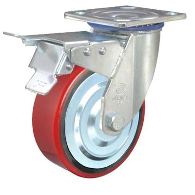 Chine Swivel With Brake Heavy Duty 4