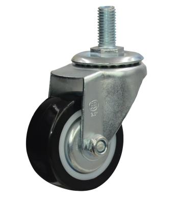 Китай 2.5Inch Plastic Machinery Wheel With Bearing Threaded Stem Swivel продается