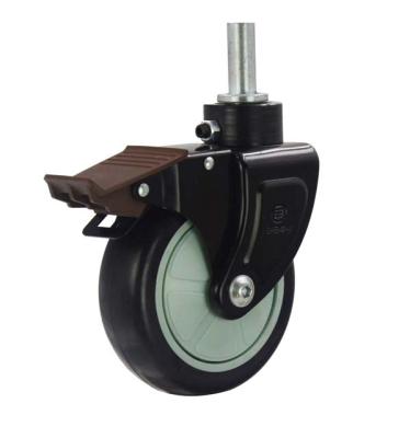 Cina Home Use 25D Swivel Caster With Brake For Foldable Ambulance Bed in vendita