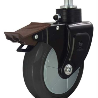 Cina Home Use 25D Swivel Caster With Brake For Foldable Ambulance Bed in vendita