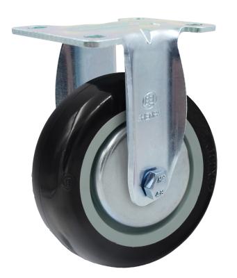 China 3inch 4inch 5inch Small Rigid Wheel PU Industrial Caster Without Lock for sale