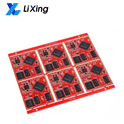 China Amplifier PCBA Sweeping Robot PCBA Circuit Board Red Double Layer Multilayer PCB Assembly for Intelligent Cleaner Robot for sale