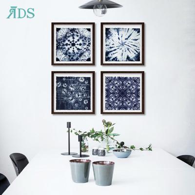 China Link-DIY Modern Bulk Online Cheap Blue Bohemian Decoration Print Home Set Wall Art for sale